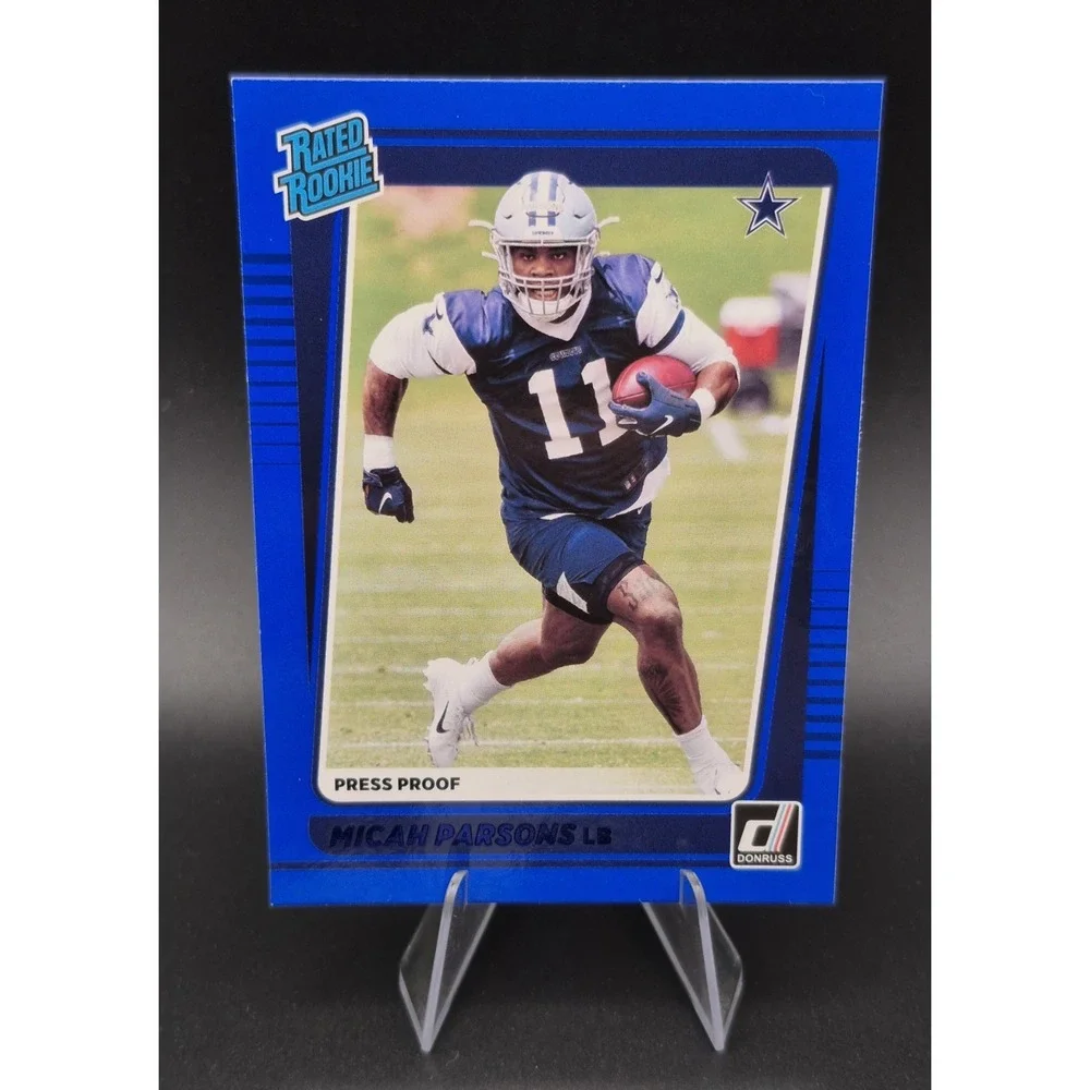 Prestige Dak Prescott (RC) & Donruss Micah Parsons (RC) Cowboys 2 Card Lot